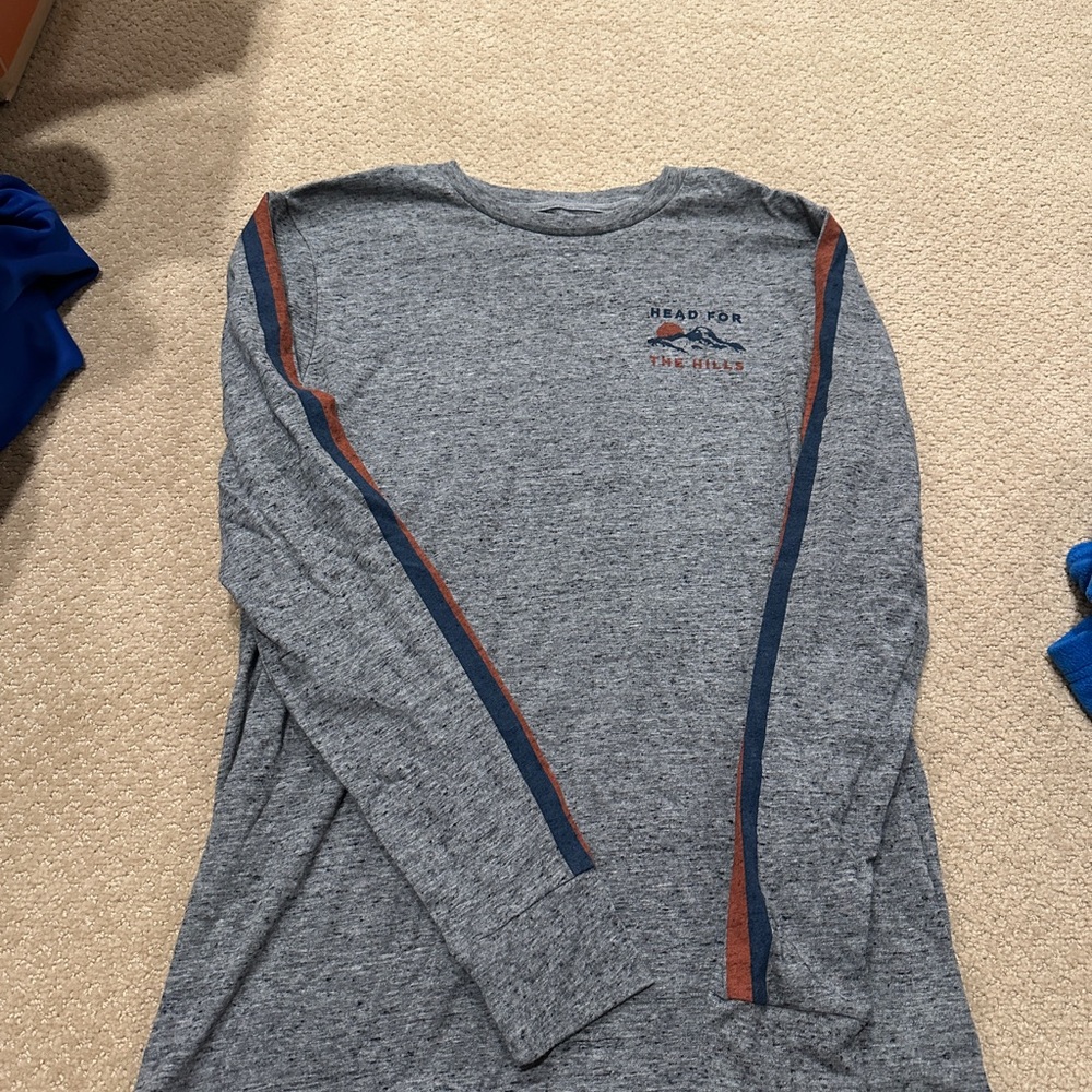 Old Navy Soft-Washed Speckled Gray Tee